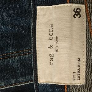 Rag and bone skinny jeans Fit 1